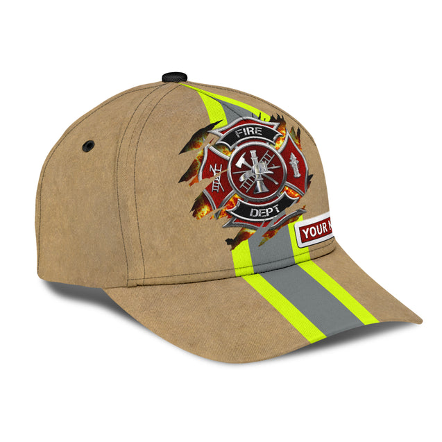 Customize Name Firefighter Classic Cap