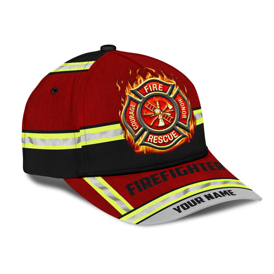 Customize Name Firefighter Classic Cap