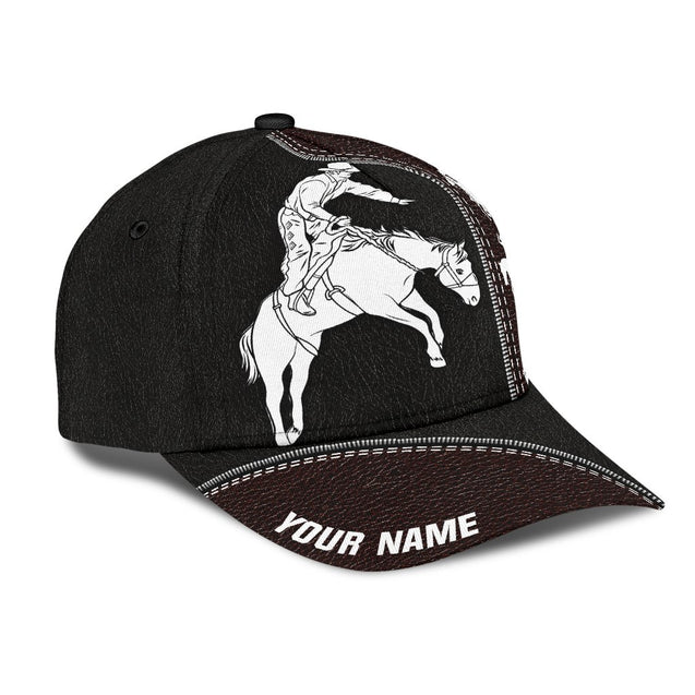 Personalized Name Rodeo Classic Cap Bronc Riding Ver 2