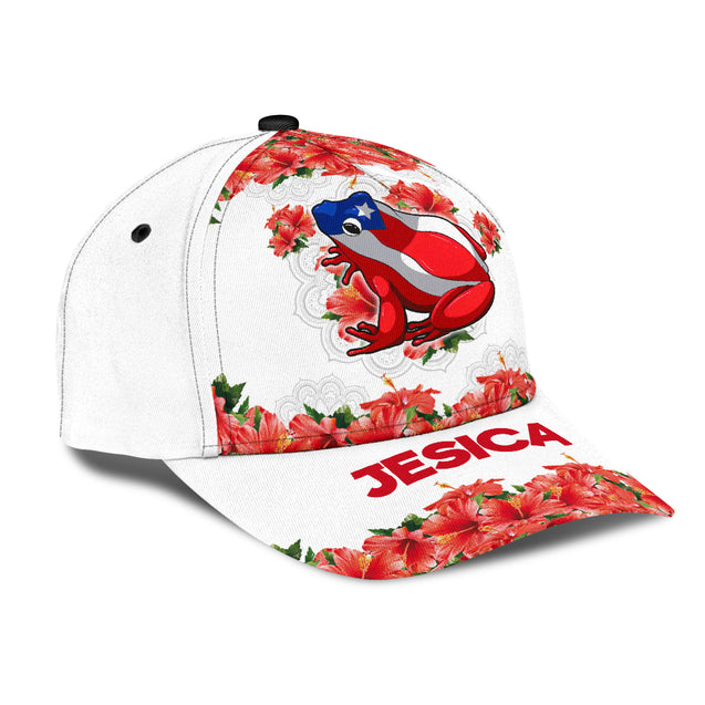 Customize Name Puerto Rico Classic Cap