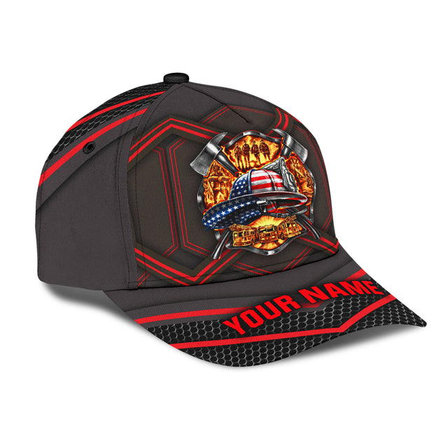 Customize Name Firefighter Classic Cap