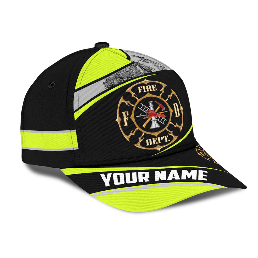 Customize Name Firefighter Classic Cap