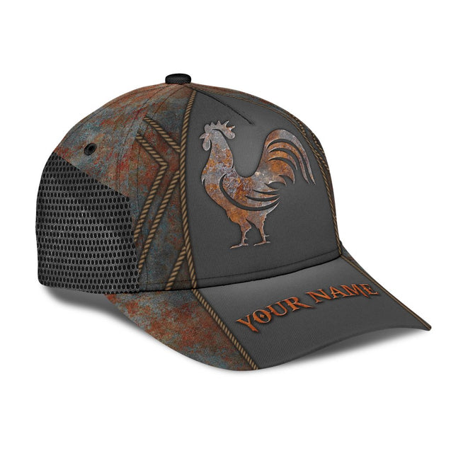 Personalized Rooster 3D Printed Cap AM18052101