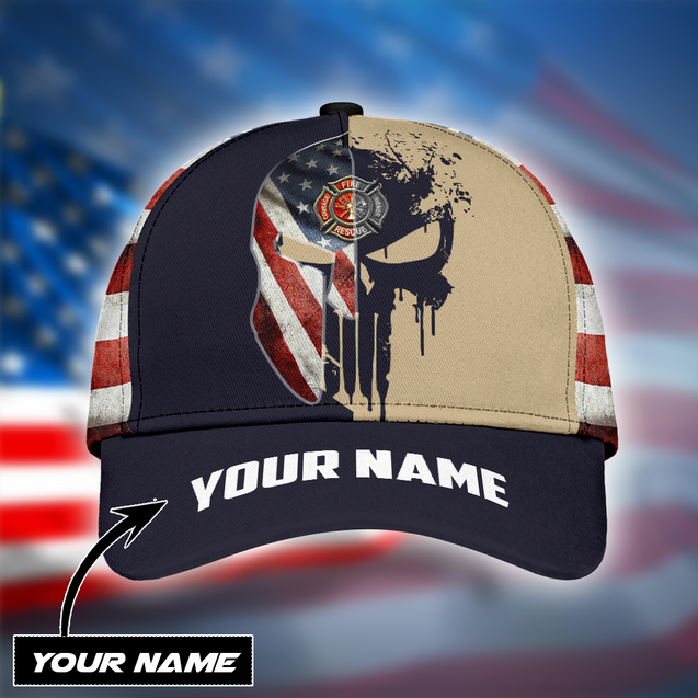 Customize Name Firefighter Classic Cap