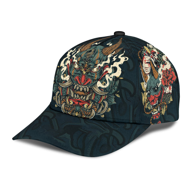 Oni Mask Tattoo Classic Cap