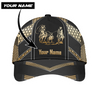 Personalized Name Bull Riding Classic Cap Team Roping Golden