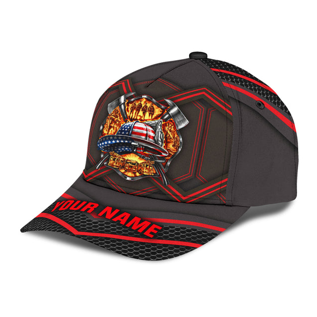 Customize Name Firefighter Classic Cap