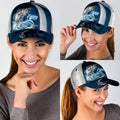 Custom Name Bass Fishing hat Hook 3D Painting print Cap