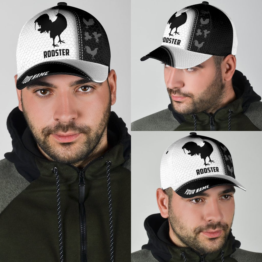 Premium Personalized Rooster 3D Printed Cap DD12052104