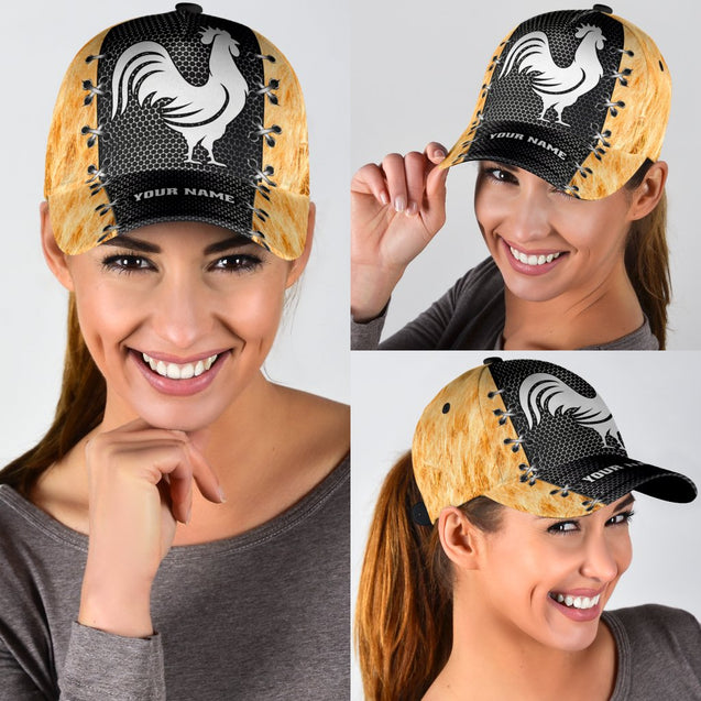 Personalized Rooster 3D Printed Cap HHT18052103