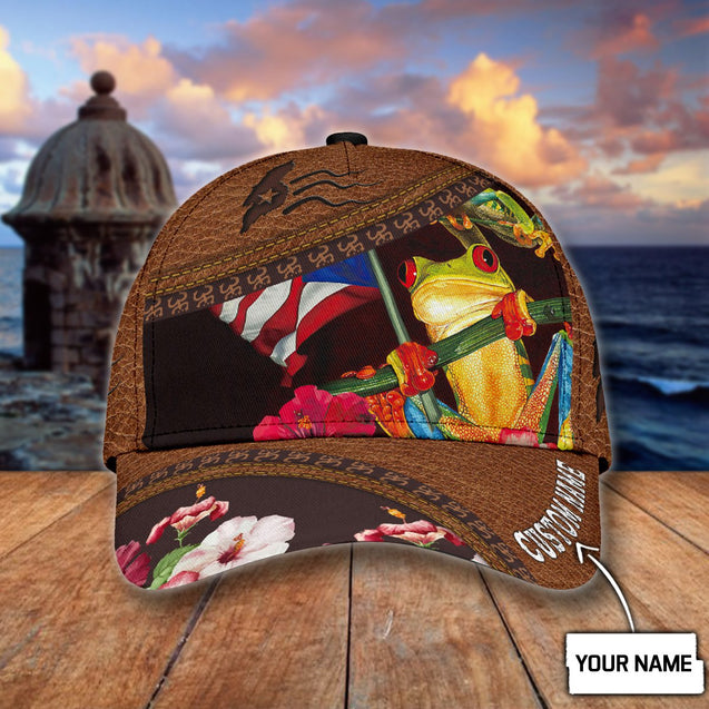 Customize Coqui Name Puerto Rico Classic Cap