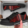 Accordion shoes HAC130201-HG-Unisex Low Top Canvas Shoes-Black-EU36 (US6)-Vibe Cosy™
