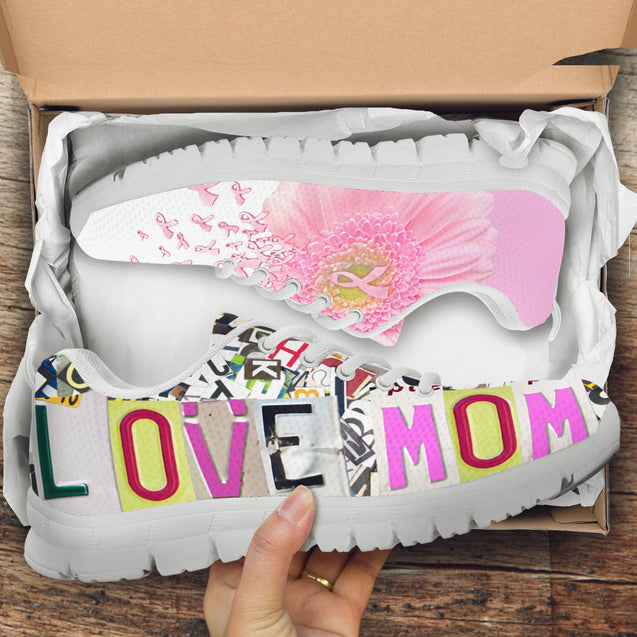 Love mom breast cancer HG HAC060307-HG-Kid's Sneakers-White Sole-EU29 (US11.5)-Vibe Cosy™