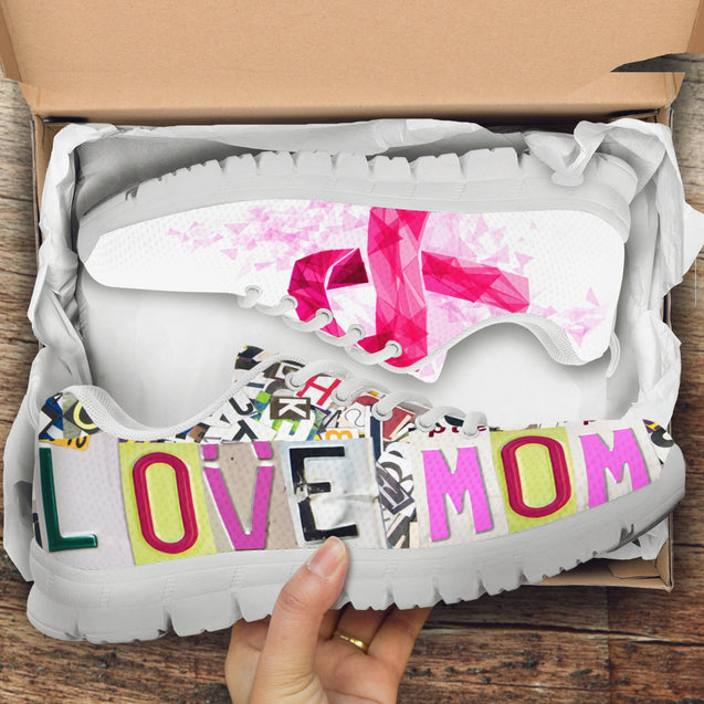 Love mom breast cancer HG HAC060308-HG-Kid's Sneakers-White Sole-EU29 (US11.5)-Vibe Cosy™