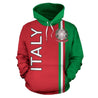 Italy All Over Hoodie - Straight Version-Apparel-PL8386-Hoodie-S-Vibe Cosy™