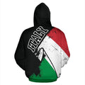 Italy Special Grunge Flag Zip-Up Hoodie-Apparel-PL8386-Hoodie-S-Vibe Cosy™