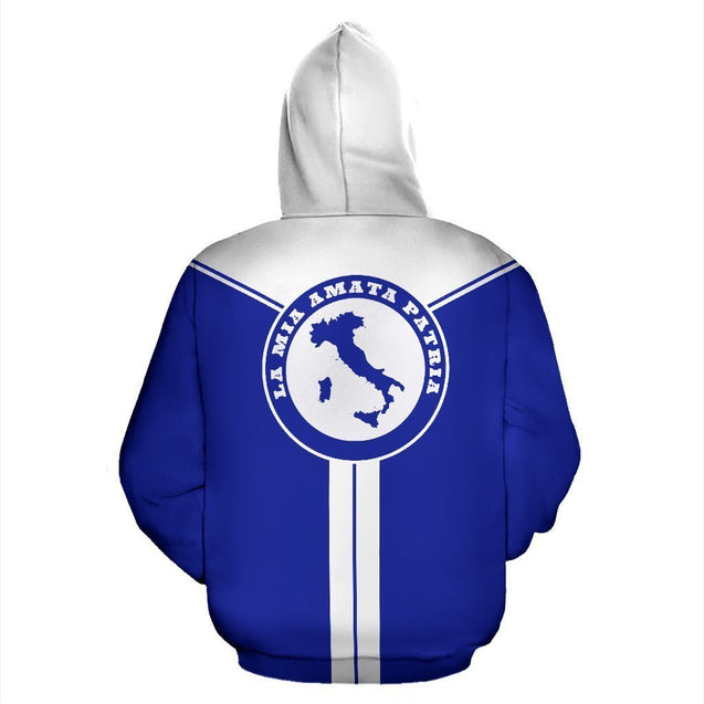 Italy Rising Zip Hoodie-Apparel-PL8386-Zipped Hoodie-S-Vibe Cosy™