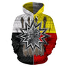 Native America Chief Zip Hoodie PL113-Apparel-PL8386-Zipped Hoodie-S-Vibe Cosy™
