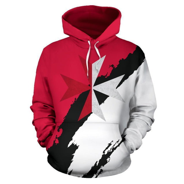 Poland Hoodie - Maltese Cross-Apparel-PL8386-Hoodie-S-Vibe Cosy™