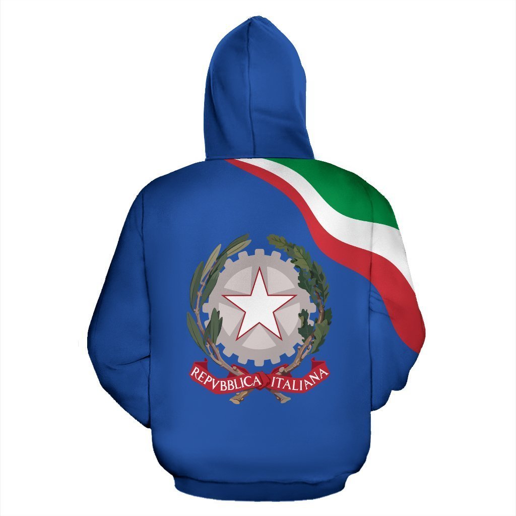 Italy Rugby Zip Up Hoodie-Apparel-PL8386-Hoodie-S-Vibe Cosy™