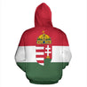 Hungary Flag and Coat of Arms-Apparel-PL8386-Hoodie-S-Vibe Cosy™