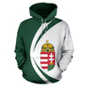 Hungary Coat Of Arms Zip Up Hoodie - Circle Style 01-Apparel-PL8386-Hoodie-S-Vibe Cosy™