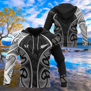 Maori ta moko tattoo rugby 3d all over printed shirt and short for man and women