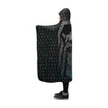Viking Hooded Blanket - Odin (Wotan) PL081-HOODED BLANKETS (P)-PL8386-Hooded Blanket - .-Youth 60"x45"-Vibe Cosy™
