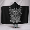Viking Hooded Blanket Norse God Odin Wolfs Swords PL082-HOODED BLANKETS (P)-PL8386-Hooded Blanket - .-Youth 60"x45"-Vibe Cosy™