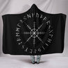 Viking Hooded Blanket - Helm of Awe PL107-HOODED BLANKETS (P)-PL8386-Hooded Blanket - .-Youth 60"x45"-Vibe Cosy™