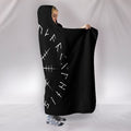 Viking Hooded Blanket - Helm of Awe PL107-HOODED BLANKETS (P)-PL8386-Hooded Blanket - .-Youth 60"x45"-Vibe Cosy™