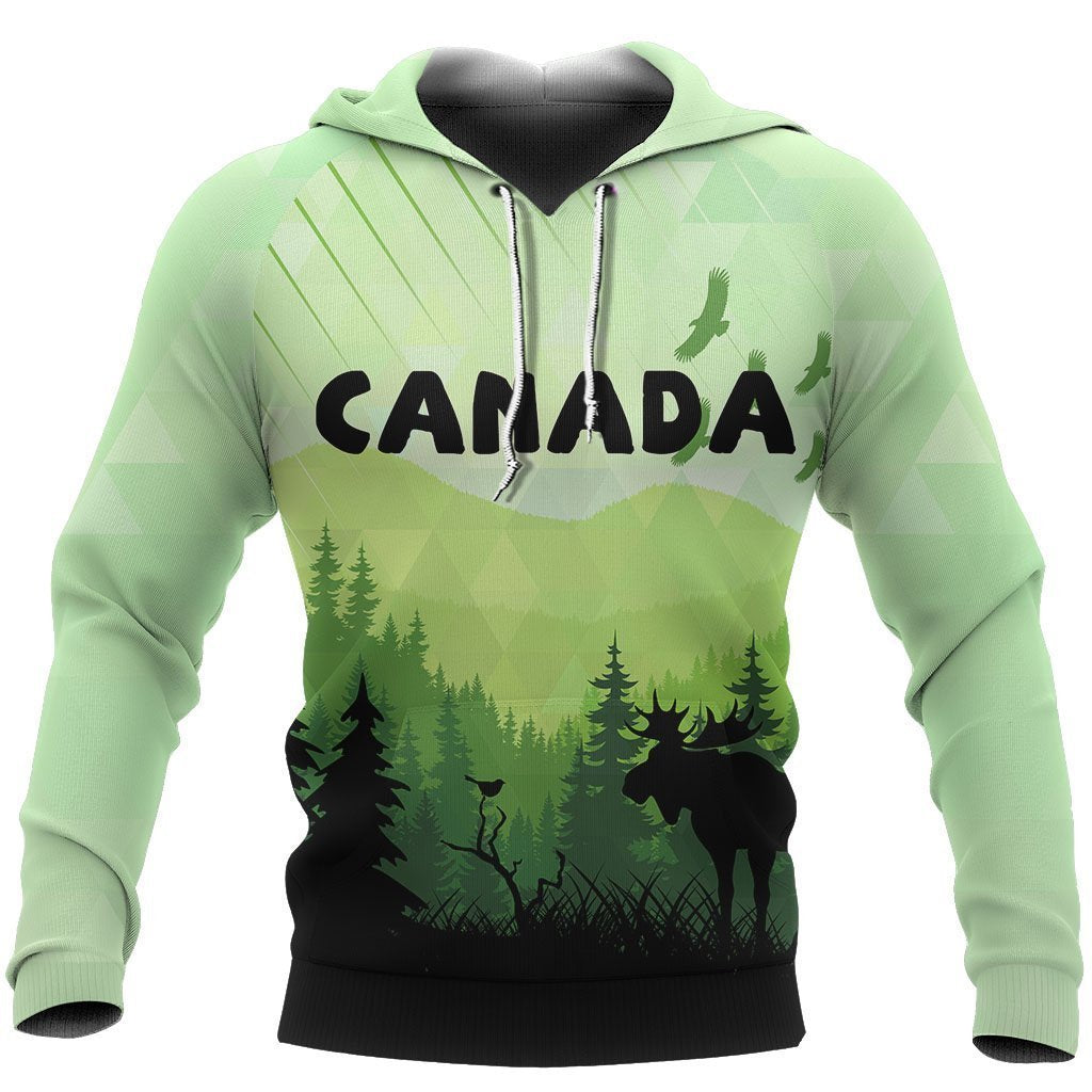3D All Over Printed Canada Animal Hoodie PL121-Apparel-PL8386-Hoodie-S-Vibe Cosy™