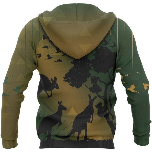 3D All Over Printed Australia Animal Hoodie PL122-Apparel-PL8386-Hoodie-S-Vibe Cosy™