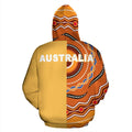 3D All Over Printed Australia Hoodie Kangaroo Aboriginal PL-Apparel-PL8386-Zipped Hoodie-S-Vibe Cosy™