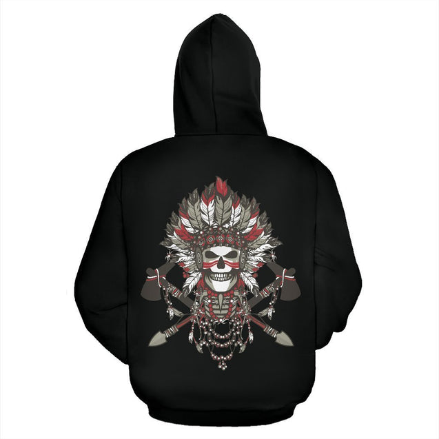 Native American All Over Hoodie - My DNA PL135-Apparel-PL8386-Hoodie-S-Vibe Cosy™