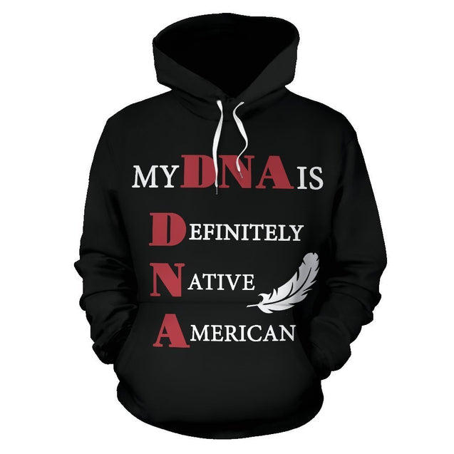 Native American All Over Hoodie - My DNA PL135-Apparel-PL8386-Hoodie-S-Vibe Cosy™