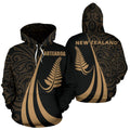 New Zealand Maori Silver Fern Hoodie PL150-Apparel-PL8386-Hoodie-S-Vibe Cosy™