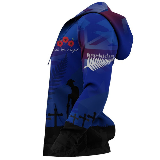 Anzac Day Lest We Forget All Over Hoodie PL-Apparel-PL8386-Hoodie-S-Vibe Cosy™