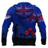 Anzac Day Lest We Forget All Over Hoodie PL156-Apparel-PL8386-Zipped Hoodie-S-Vibe Cosy™