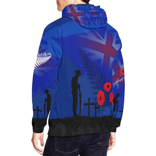 Anzac Day Lest We Forget All Over Hoodie PL-Apparel-PL8386-Hoodie-S-Vibe Cosy™