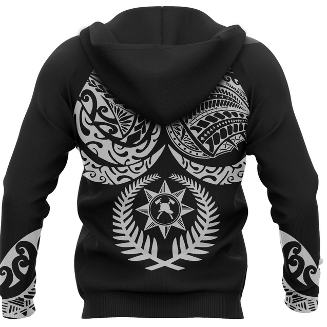 New Zealand Hoodie Maori Firefighter Tattoo PL257-Apparel-PL8386-Zipped Hoodie-S-Vibe Cosy™
