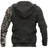 Maori Lion Tattoo New Zealand All Over Hoodie Golden PL164-Apparel-PL8386-Zipped Hoodie-S-Vibe Cosy™