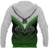 Maori Manaia Hoodie Green Rugby PL165 - Amaze Style™-Apparel