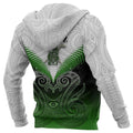 Maori Manaia Hoodie Green Rugby PL165BB-Apparel-PL8386-Hoodie-S-Vibe Cosy™