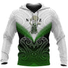 Maori Manaia Hoodie Green Rugby PL165 - Amaze Style™-Apparel