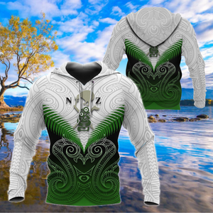 Maori Manaia Green Rugby 3D All Over Printed