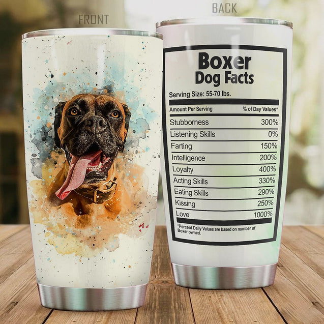 Premium Boxer Stainless Steel Tumbler