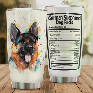 Premium German Shepherd Stainless Steel Tumbler