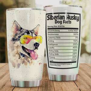 Premium Siberian Husky Stainless Steel Tumbler