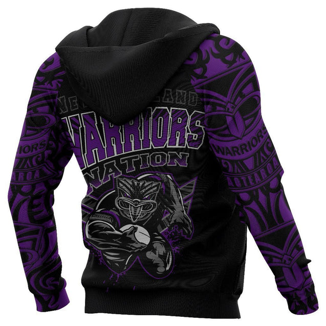 New Zealand Warriors Hoodie Unique Style Purple PL178-Apparel-PL8386-Hoodie-S-Vibe Cosy™